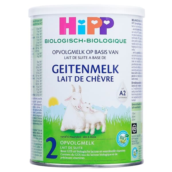 Sữa Hipp Dê Organic số 2 6-12m 400g