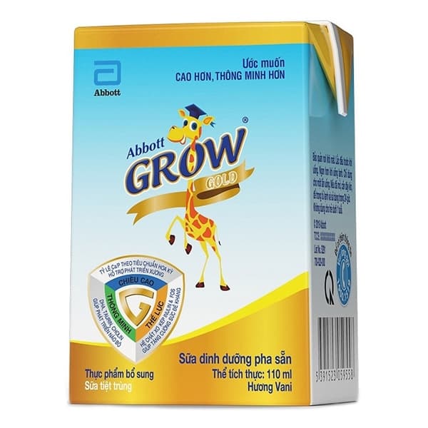 Sữa nước pha sẵn Abbot Grow Gold 110ml