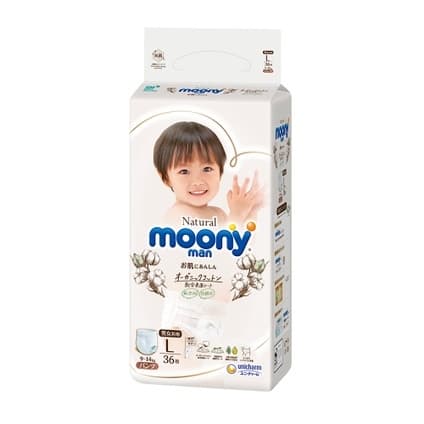 Bỉm Moony natural L36 quần